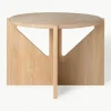 Runder Couchtisch Future aus Eichenholz