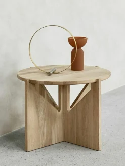 Runder Couchtisch Future aus Eichenholz