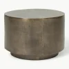 Runder Couchtisch Rota mit Antik-Finish