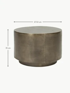 Runder Couchtisch Rota mit Antik-Finish
