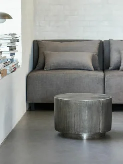 Runder Couchtisch Rota mit Antik-Finish