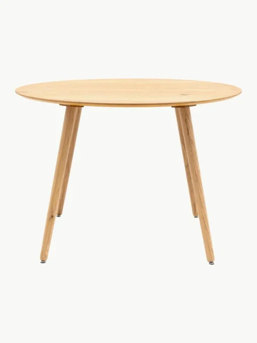 Runder Eichenholz-Esstisch Hatfield, Ø 110 cm