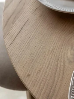 Runder Eichenholz-Esstisch Hatfield, Ø 110 cm
