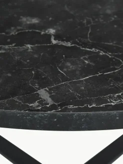Runder Esstisch Amble mit Tischplatte in Marmor-Optik, Ø 110 cm