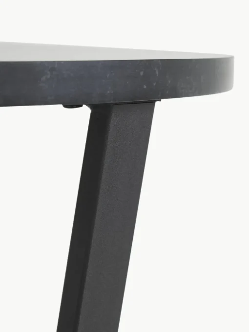 Runder Esstisch Amble mit Tischplatte in Marmor-Optik, Ø 110 cm