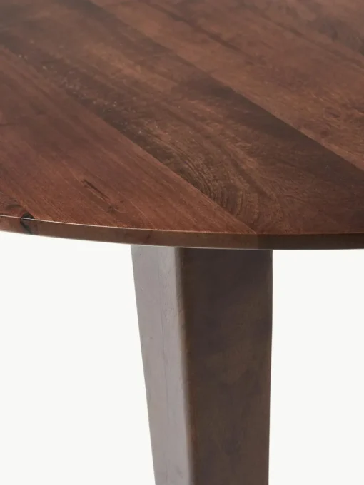 Runder Esstisch Archie aus Mangoholz, Ø 110 cm