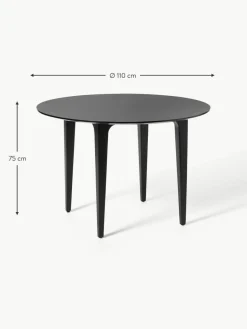 Runder Esstisch Archie aus Mangoholz, Ø 110 cm