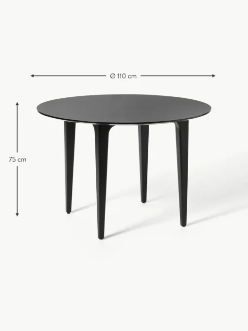 Runder Esstisch Archie aus Mangoholz, Ø 110 cm