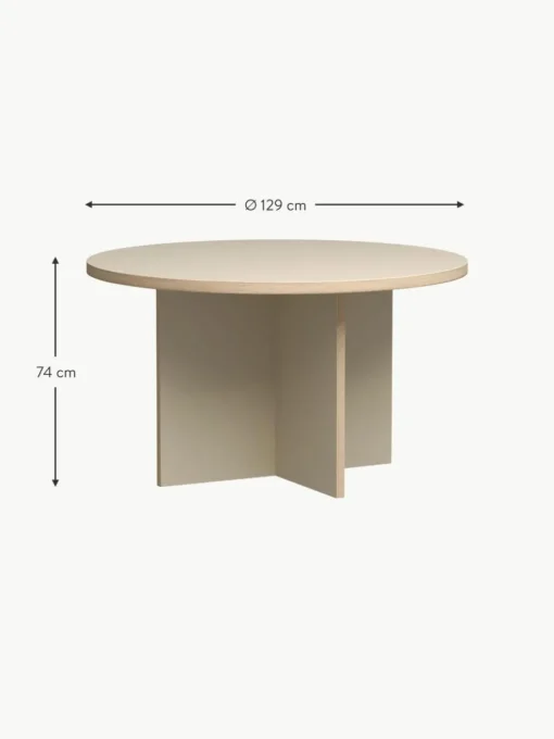Runder Esstisch Cirkel, Ø 129 cm