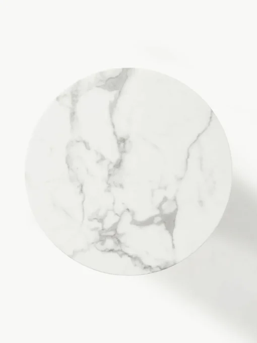 Runder Esstisch Disc in Marmor-Optik, Ø 70 cm