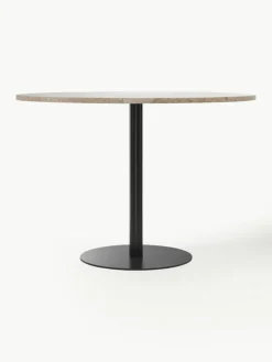 Runder Esstisch Harbour aus Sandstein, Ø 105 cm