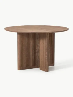 Runder Esstisch Jolka aus Eichenholz, Ø 120 cm
