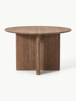 Runder Esstisch Jolka aus Eichenholz, Ø 120 cm