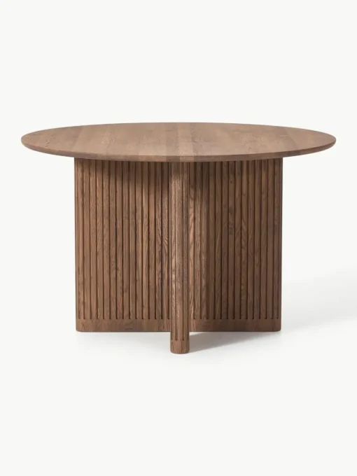 Runder Esstisch Jolka aus Eichenholz, Ø 120 cm