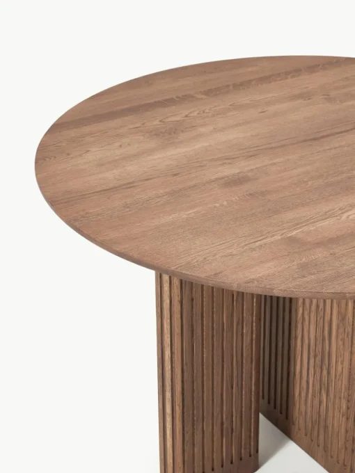 Runder Esstisch Jolka aus Eichenholz, Ø 120 cm