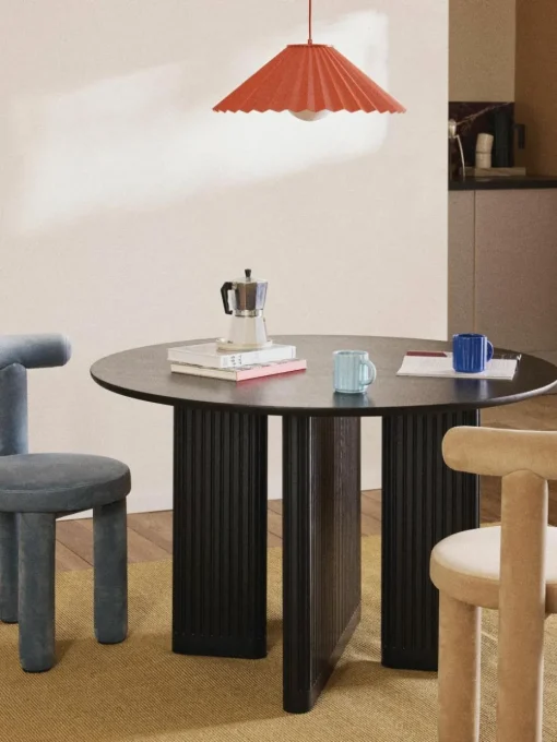 Runder Esstisch Jolka aus Eichenholz, Ø 120 cm