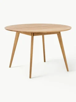 Runder Esstisch Yumi aus Eichenholz, Ø 115 cm