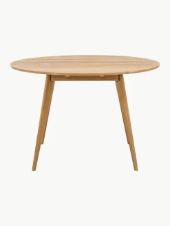 Runder Esstisch Yumi aus Eichenholz, Ø 115 cm