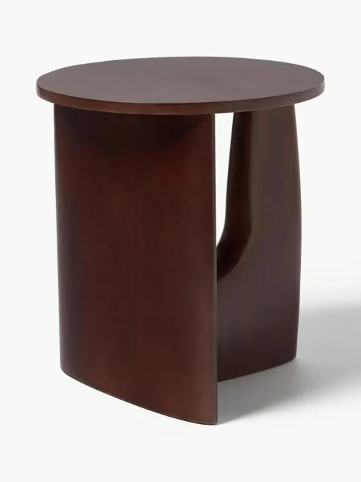 Runder Holz-Beistelltisch Miya