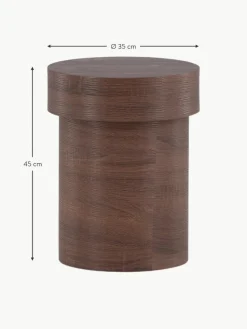 Runder Holz-Beistelltisch Malung