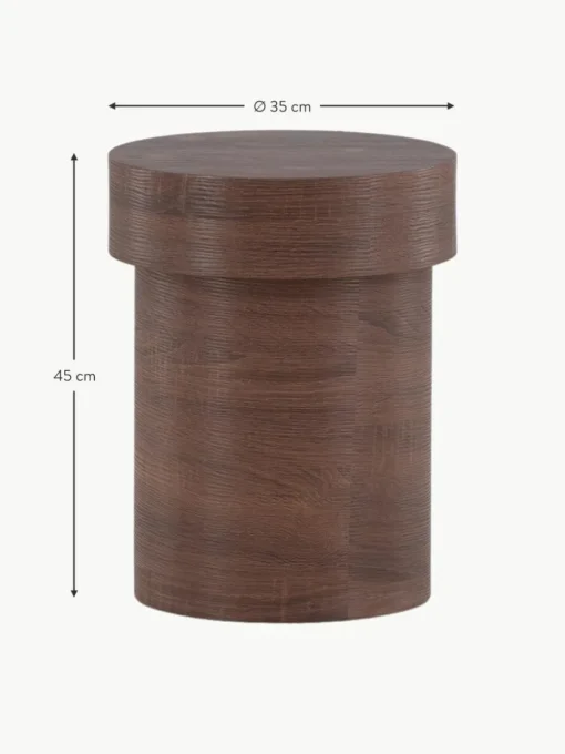 Runder Holz-Beistelltisch Malung