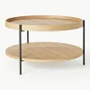 Runder Holz-Couchtisch Renee