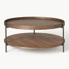 Runder Holz-Couchtisch Renee