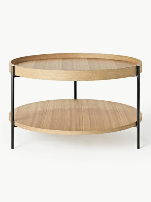 Runder Holz-Couchtisch Renee