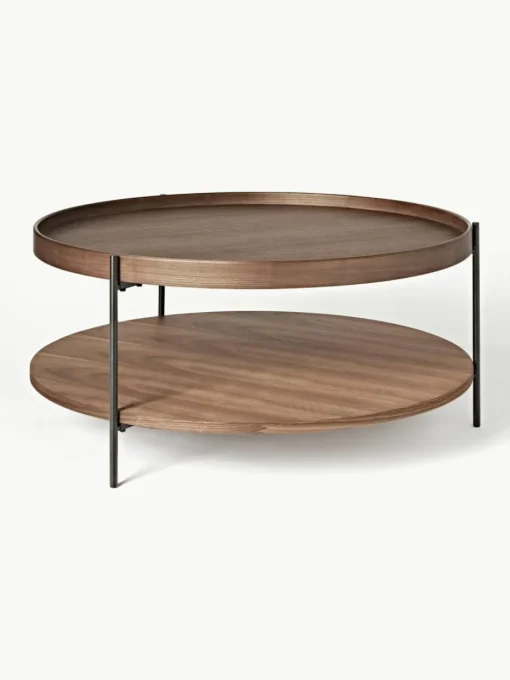 Runder Holz-Couchtisch Renee