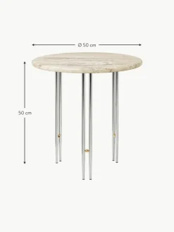Runder Marmor-Beistelltisch IOI