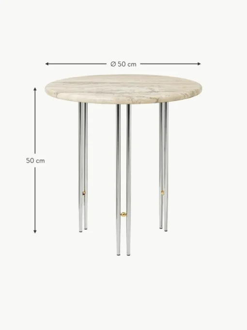 Runder Marmor-Beistelltisch IOI