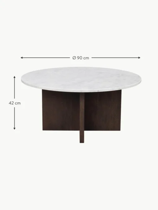 Runder Marmor-Couchtisch Brooksville