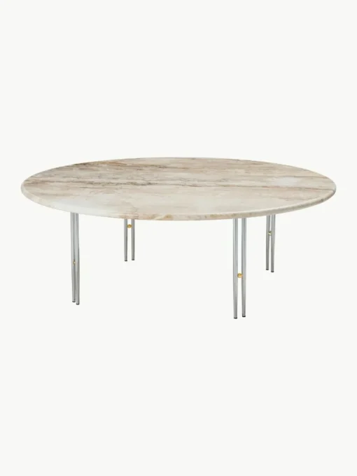 Runder Marmor-Couchtisch IOI, Ø 100 cm