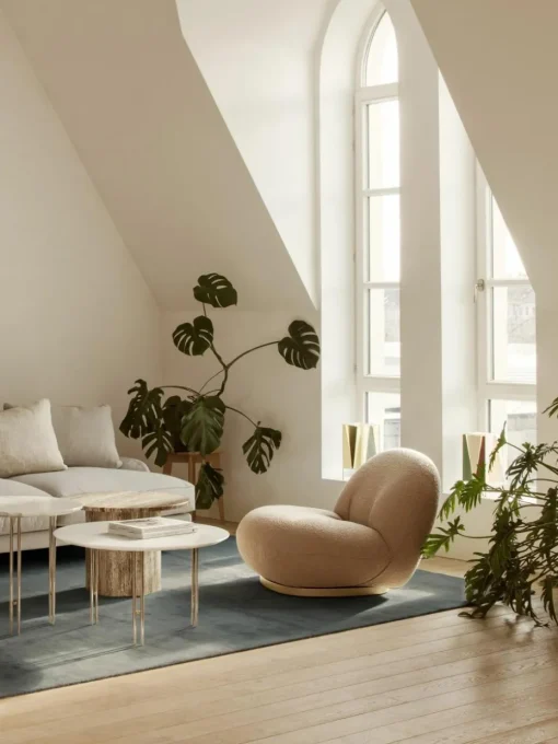 Runder Marmor-Couchtisch IOI, Ø 70 cm