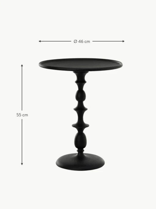 Runder Metall-Beistelltisch Classic