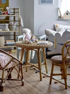 Runder Rattan-Kindertisch Hortense