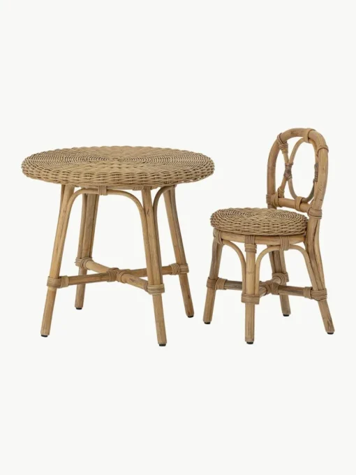 Runder Rattan-Kindertisch Hortense