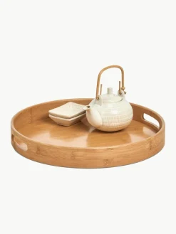 Rundes Bambus-Serviertablett Ambo