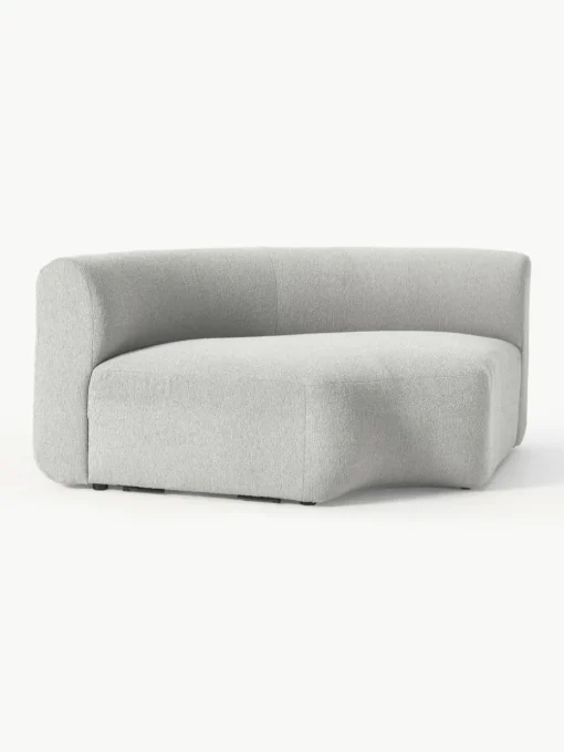 Rundes Bouclé-Eckmodul Sofia