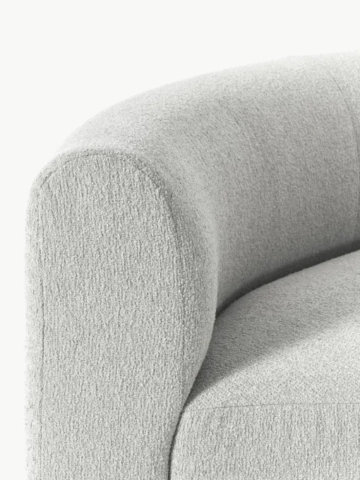 Rundes Bouclé-Eckmodul Sofia