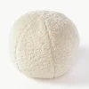Rundes Teddy-Dekokissen Dotty