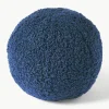Rundes Teddy-Dekokissen Dotty