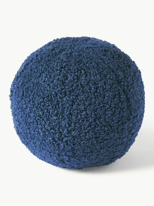 Rundes Teddy-Dekokissen Dotty