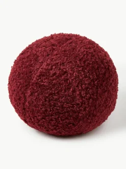 Rundes Teddy-Dekokissen Dotty