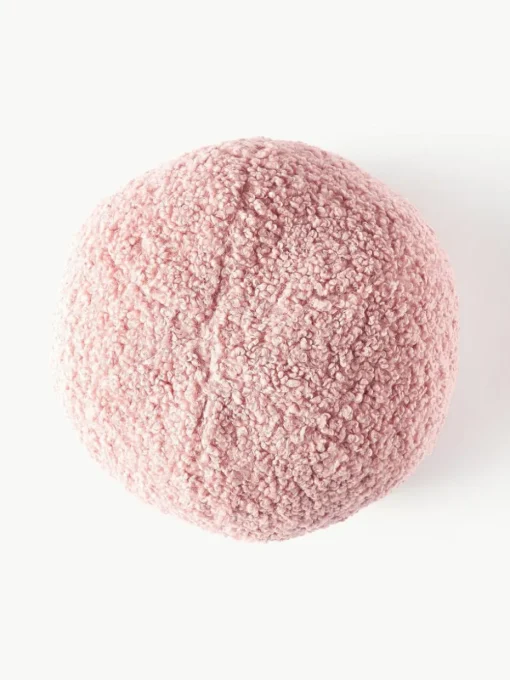 Rundes Teddy-Dekokissen Dotty