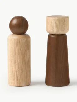 Salz- & Pfeffermühle Anis aus Eschenholz, 2er-Set
