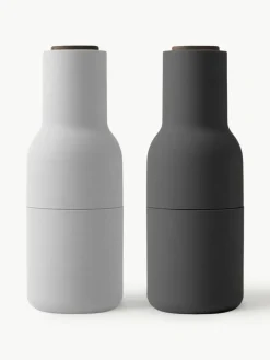 Salz- & Pfeffermühle Bottle Grinder mit Walnussholzdeckel, 2er-Set