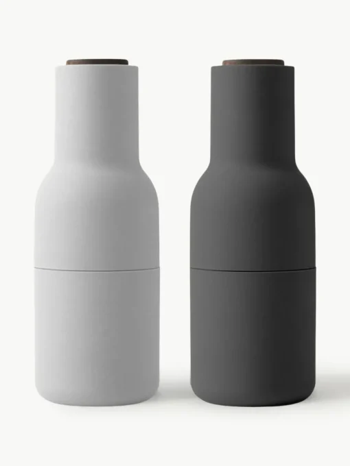 Salz- & Pfeffermühle Bottle Grinder mit Walnussholzdeckel, 2er-Set