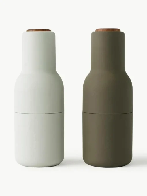 Salz- & Pfeffermühle Bottle Grinder mit Walnussholzdeckel, 2er-Set