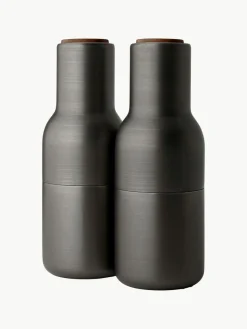 Salz- & Pfeffermühle Bottle Grinder mit Walnussholzdeckel, 2er-Set